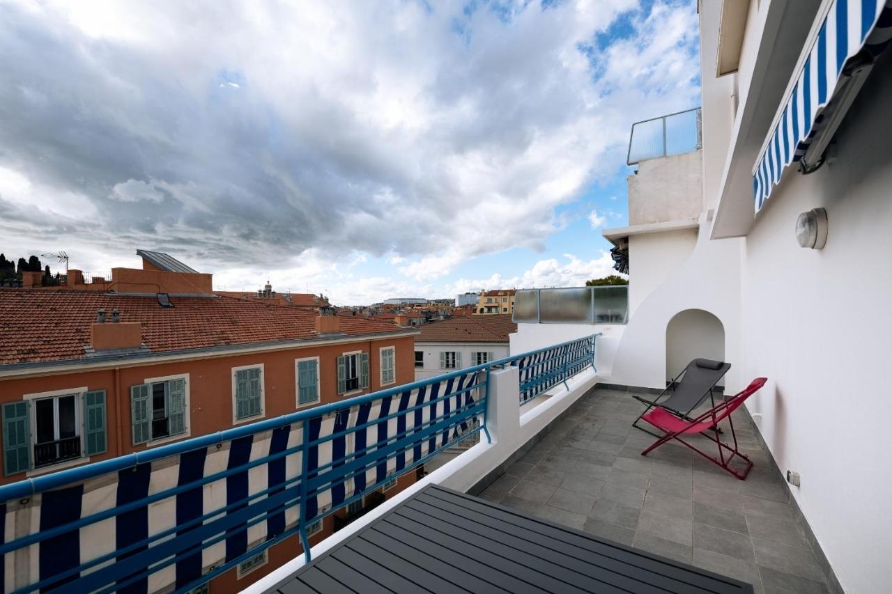 5 Papon - Dernier Etage - Terrasse A Ciel Ouvert - Garibaldi Nice Ngoại thất bức ảnh